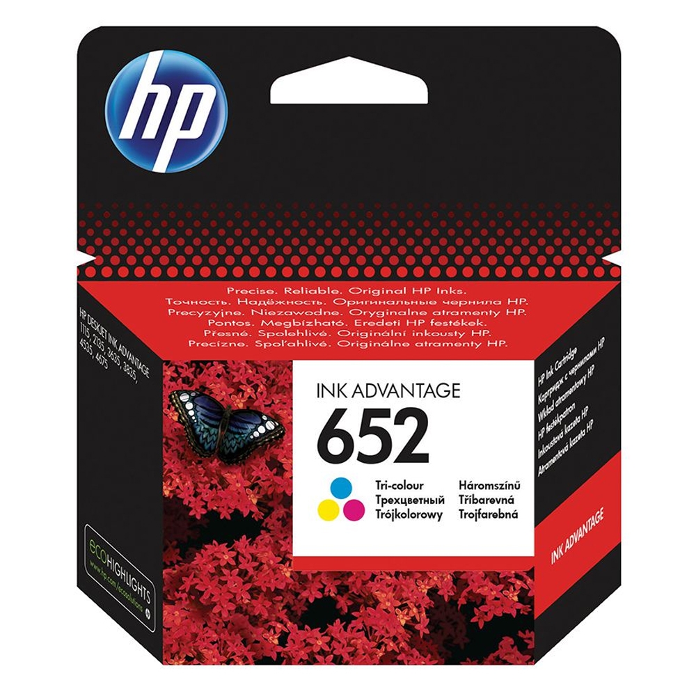 HP 652 Tri-colour